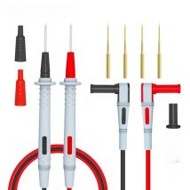 JXSINONE P1505 1000V/10A  Universal Double Silicone wrap with Sharp Needle multimeter probe test lead for Digital Multimeter