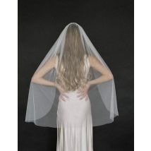 YouLaPan Soft Tulle Single Layer Bridal weddding Simple Veil Cut Edge Velo De Novia Largo Mantilla Wedding Veil Customizable V30