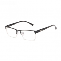 Men Finished Myopia Glasses Male Fashion Hollow Out Temple Breathable Nearsighted Eyeglasses Students Shortsighted Glasses -1~-6