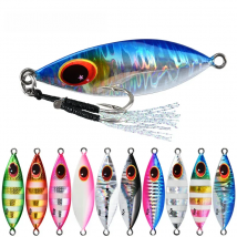 ALLBLUE ATLAS Metal Jig Spoon Lure 14G 20G 30G 40G 60G  Artificial Bait Shore Slow Jigging Super Hard Bass Fishing Tackle