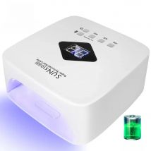 Professional Rechargeable UV LED Nail Lamp Cordless UV Light for Gel Nail Machine with Removable Bottom 4 Timer SettingNail Tool