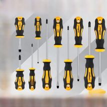 HORUSDY 11-Piece Magnetic Screwdriver Set Phillips Flat Head Tip with Magnetizer