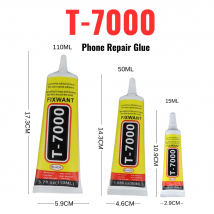 FIXWANT 15/50/110ML T7000 Schwarz Handy Tablet Reparatur Batterie Abdeckung LCD Rahmen Kleber T-7000 Elektronische Komponenten kleber