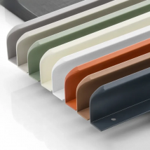 Naierdi morandi Farbe versteckter Schrank griff lange Aluminium legierung Schrank möbel Griffe