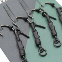 4PCS Carp Fishing Hair Rigs Ready Made Boilie Tied Rig Carp Fishing Hook Size 2#4#6# Fishing Tackle Accessories 