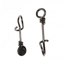 50pcs Strengthend Stainless Steel Quick Lock Snap Spring Clamp Buckle Lure Drop Rigs Connector Saltwater Fishing Accessories