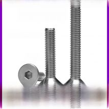 304 Stainless Steel DIN7991 Countersunk Head Hex Socket Screws Bolt Allen Thread Machine Metal Screws M2 M2.5 M3 M4 M5 M6 M8 M10