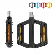 MZYRH Reflective Nylon 3 Bearing Bicycle Pedals Ultra-Light Anti-Slip Road MTB Bike Pedal Waterproof Bicycle Parts