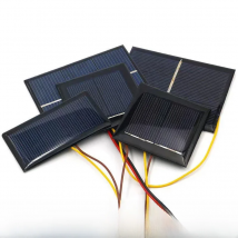Epoxy Mini Solar Panel 1W 2W 3W 4W 5V 6V 7V Sunlight Charge Power Bank Battery With 1m Cable Mono or Polycrystalline
