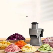 PBOBP Electric 3 Blades Cabbage Carrot Potato Vegetable Cutting Machine Vegetable Chopper Machine Vegetable Dicer Machine