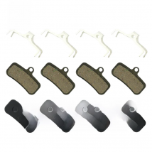 PCycling 4 Pairs Mountain Bike Disc Brake Pads For Shimano Saint M810 M820 ZEE M640 H01 Semi - Metallic MTB Hydraulic Brake Pad
