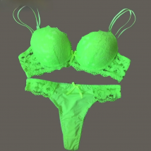 Ludevelop Sexy Thong Lace Push Up Bra Set Lingerie Women Underwear Sets Intimates Embroidery Floral Black White Bra Brief Sets