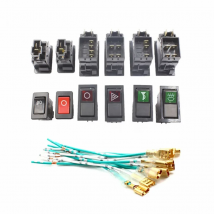 Auto Fog light Engine Stop Fan Power Rocker Switch Universal ON-OFF Car styling Switch 12V/24V