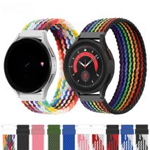 Braided Solo Loop band for Samsung Galaxy watch 7/6/5/4 44mm 40mm/4 classic 42 46mm Watchband 22 20mm correa Galaxy 5 45mm strap