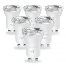 Confezione da 6, LED PAR11 con base GU10 Mini faretto da incasso riflettore Ø35mm 3W 300 lumen 38 °   Fascio angolare RA92 per la decorazione domestica