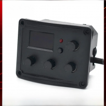 Ukulele 3 Bands EQ Equalizer with Tuner LCD Chromatic Pickup Piezo Transducer Balance Output