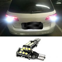 2x For Volkswagen VW Passat B7 Canbus No Error T15 W16W LED Reverse Light 15 SMD Car LED Backup Light Rear Lamp Turn Signal Bulb