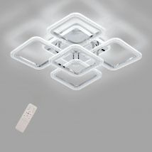 Ceiling lamp LED ceiling light,modern dimmable ceiling lamp with remote control rectangular lamps for kitchen,3000-6500K