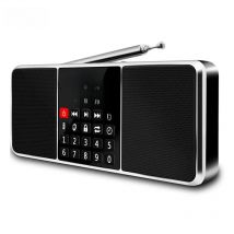 Lefon Y-618 Portable Radio FM Digital Receiver Stereo Speaker MP3 Player Support TF SD Card USB Type-C Port Radio for Old or Kid
