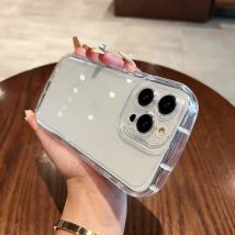 Clear Phone Case For iPhone 16 Pro Max 15 14 13 12 11 XR X XS Max SE 6 7 8 15 Plus Fundas Shockproof Bumper Soft Silicone Cover