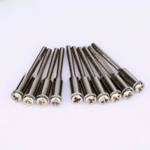 10Pcs Cut-Off Wheel Holder Polishing Mandrel 2.35mm Shank Cutting Disc Arbor Mandrel For Rotary Tool