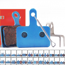 MOTSUV 4 Pairs 8pcs MTB Bicycle Semi-metal Disc Brake Pads for SHIMAN0 AVID HAYES Magura Formula and Scooter, link-2 Bicycle pad