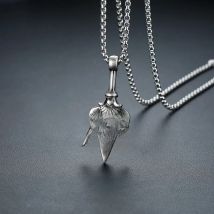 Vintage Neptune Poseidon Trident Pendant Stainless Steel Ancient Greece Amulet Necklace Men Jewelry Gift for Sailor