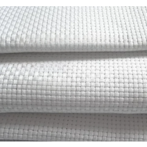 9TH 25x25cm Aida cloth 14ct 16ct 18ct 28ct 27ct cross stitch fabric canvas small grid white color   stitching embroidery