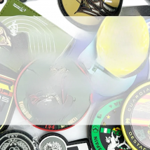 Custom PVC Patches Wholesale 50PCS 3D Silicone Luminous Tactical Badges Personalized Solid Rubber Patch With Hook&Loop Backing