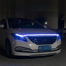 OKEEN 180cm Led Car Hood Lights Strip Universal Engine Hood Guide Decorative Light Bar Auto Headlights Car Daytime Running Light