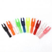 50pcs/lot Archery Arrow Nocks Internal Arrow Tails For ID 4.2mm Carbon Fiberglass Shaft 10 Colors
