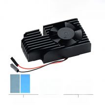 New In Stock! CNC Extreme Cooling Fan Heatsink Heat Sink Kit For Raspberry Pi 4B / 3B+(Plus)/ 3B RPI 4 Model B