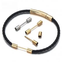 Stainless Steel Removable Connector Hole 3mm for Pan Bracelet Jewelry Making DIY Accessories