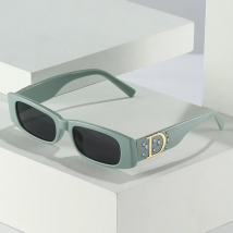 Fashion Luxury Brand Sunglasses Women Small Designer Vintage Glasses D Logo Gradient Oculos De Sol
