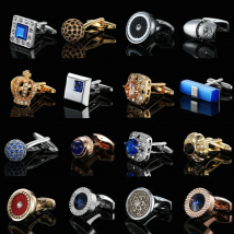Brand new fashion design men's French shirt cuff Cufflinks luxury crystal zircon cufflink accessories wholesale