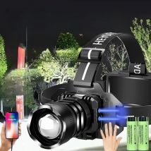 2025 Aluminum Alloy Led lamp Zoomable Usb Rechargeable High Power light Waterproof With 18650 Battery Super Bright Light