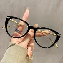 Women's Oval Frame Reading Glasses Trendy Blue Light Blocking Presbyopia Glasses Unisex Fashion Design Ultralight Eyeglassees