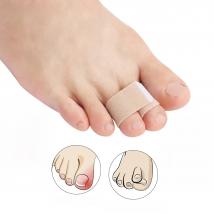 Pexmen 1/2/5/10Pcs Hammer Toe Straightener Toe Splints Cushions Bandages for Correcting Crooked & Overlapping Toes Protector