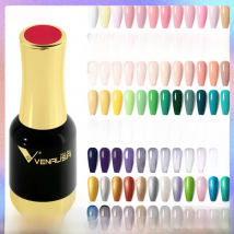 VENALISA Nagelgel-Lack, Soak Off UV-LED, organisch, geruchlos, emailliert, Nagelkunstfarben, 12 ml,