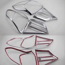 For Suzuki Vitara 2015-2022 Rear lights Cover Tail Lamp Decoration Trims ABS Chrome Stickers Car-styling Accessories