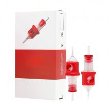 MO Pmu 20Pcs Disposable Tattoo Cartridge Needles Tattoo Makeup for Microblading Safety Semi-Permanent Eyebrow Lip Tatuajes