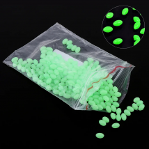100pcs Oval Night Luminous Fishing Beads Glowing Sea Fishing Lure Bait Floating Beads Fishing Tackles Tools For Rig 5mm 8mm