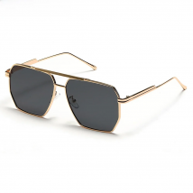 Peekaboo big frame sunglasses for men metal double bridge square sun glasses uv400 women yellow brown 2022 unisex eyewear