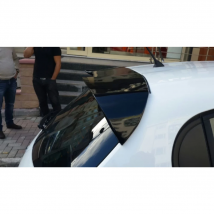 Per Peugeot 208 Spoiler superiore in vetro Materiale in fibra Spoiler sul tetto posteriore Ala Tronco Labbro Car Styling Compatibile Parti di sintonizzazione