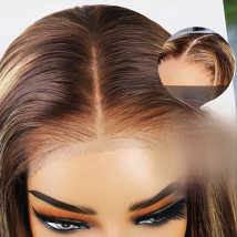 Highlight Glueless Wig Human Hair Ready To Wear And Go For Women 13x6 Hd Frontal Straight Honey Blonde Lace Front Wigs On Sale