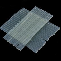 Hot Melt Adhesive Glue Gun 10/20/50pcs Transparent Hot Glue Sticks Silicone Rod for 7/11mm Gun DIY Tools Kitchen Cabinet Storage