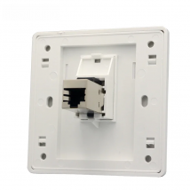 1 Port Shield CAT6 RJ45 Network Wall Panel Shielded Female CAT.6 Internet Extender Faceplate LAN Outlet