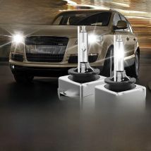 2Pcs Xenon HID Headlight D1S Replacement Auto Bulbs 6000K 10000LM Bright Car Lamp For Audi Q7 4L 2006 2007 2008 2009