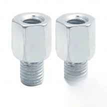 2pcs Scooter Motorcycle Rear Mirror Adapters M10 10MM M8 8MM 6MM Clockwise Anti-clockwise Right Left hand thread Changing Screw