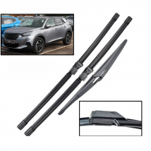 Erick's Wiper Front & Rear Wiper Blades Set For Peugeot 2008 P24 MK2 2019 - 2023 Windshield Windscreen Window Brushes 24"16"12"